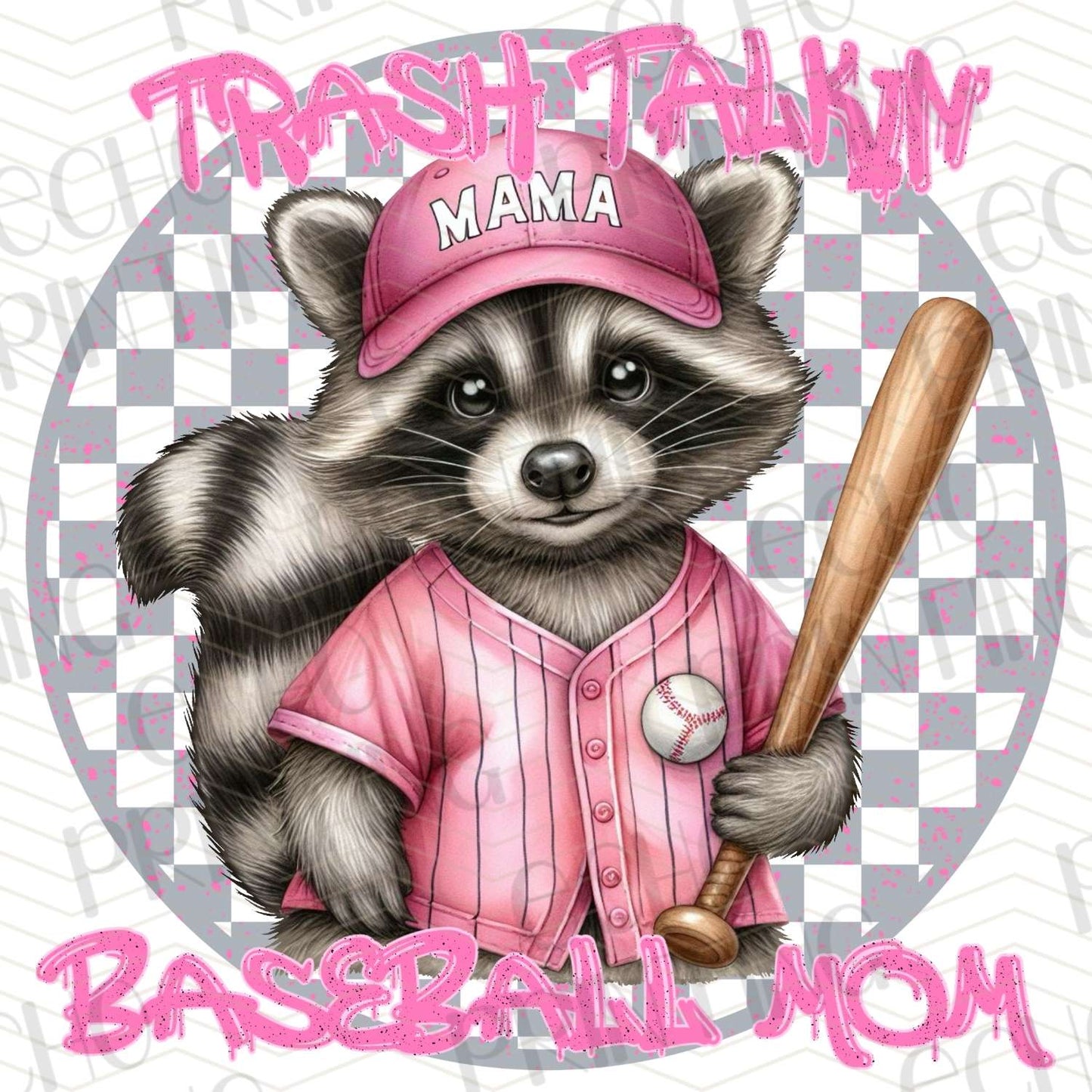 BSB 246 - TRASH TALKIN BASEBALL MOM