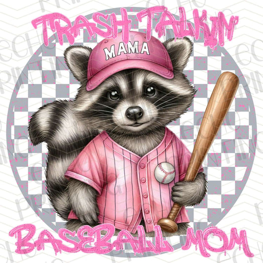 BSB 246 - TRASH TALKIN BASEBALL MOM