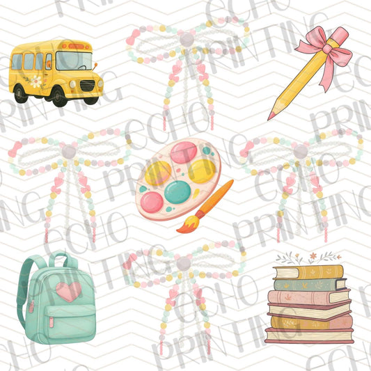 BTSG 238 - SCHOOL SUPPLIES WATERCOLOR