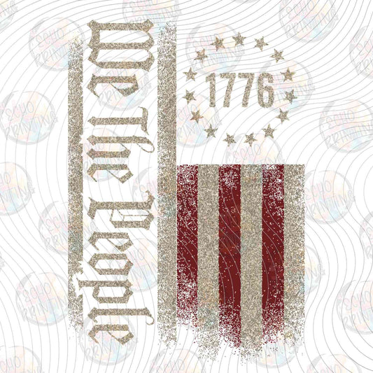 250Y 1 - WE THE PEOPLE 1776 FLAG