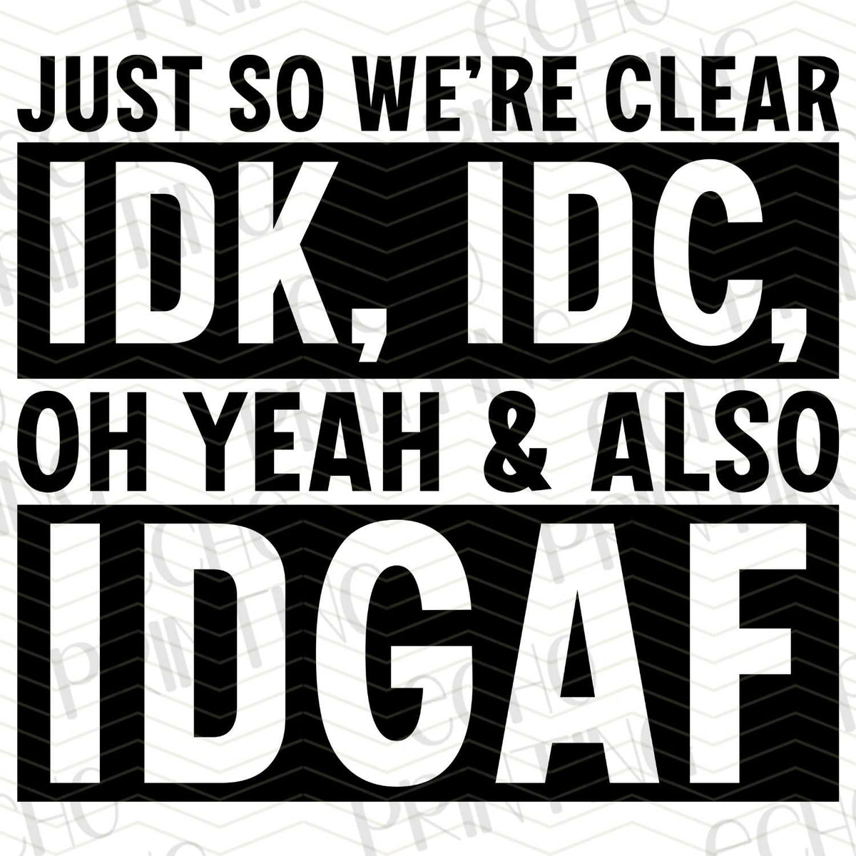 FSSG 251 - IDK IDC OH YEAH ALSO IDGAF
