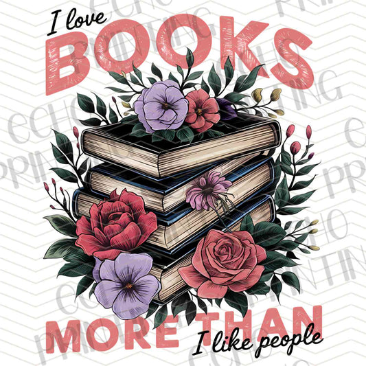 BKG 129 - BOOKS OVER PEOPLE