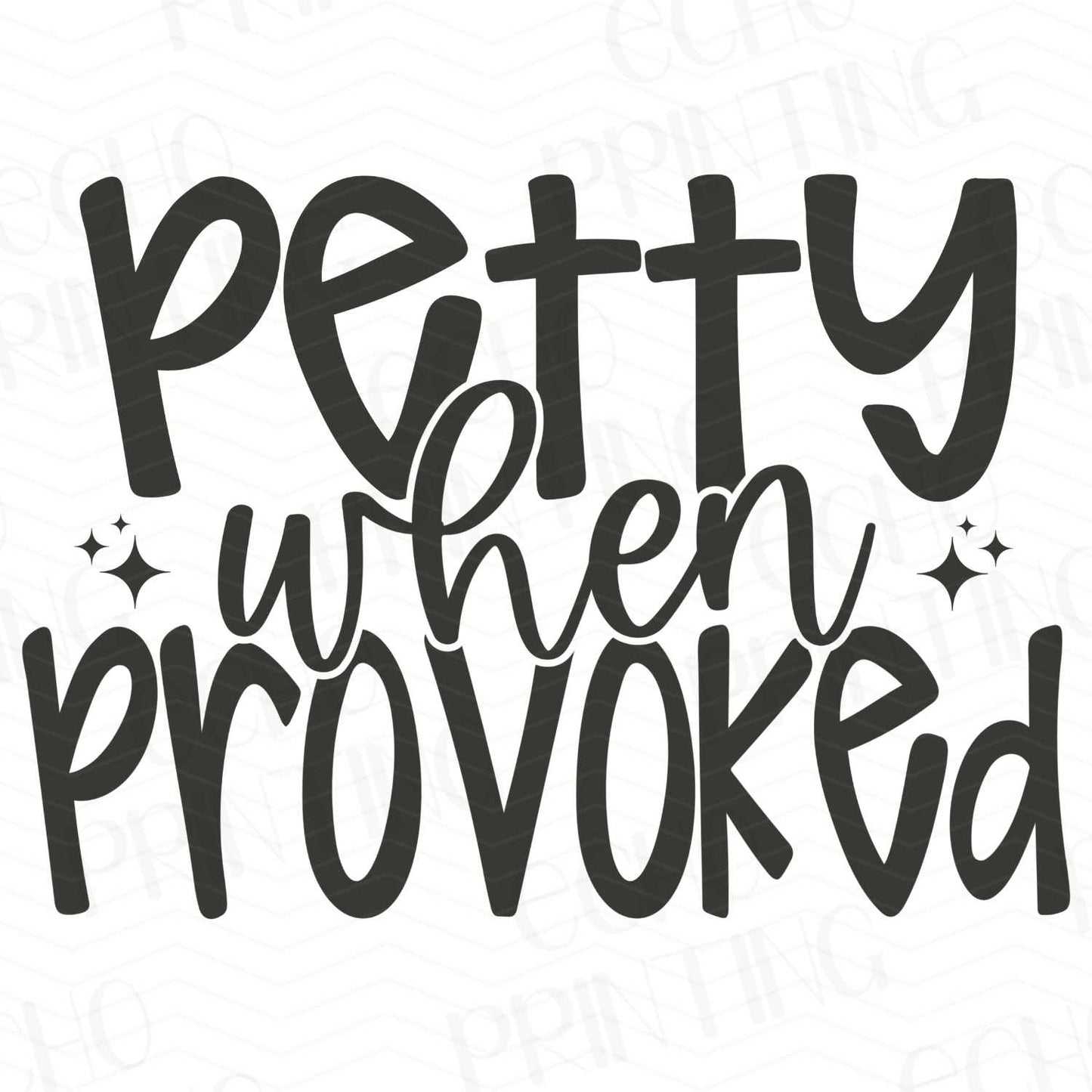 FSSG 26 - PETTY WHEN PROVOKED BLACK