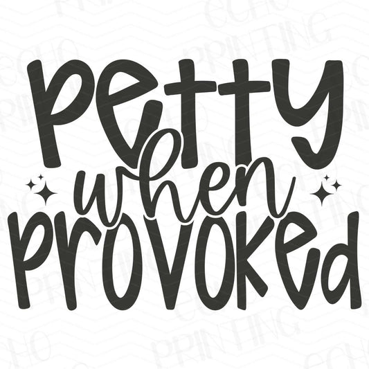 FSSG 26 - PETTY WHEN PROVOKED BLACK