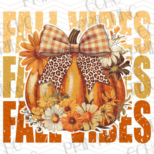FLTK 317 - FALL VIBES PUMPKIN AND BOW