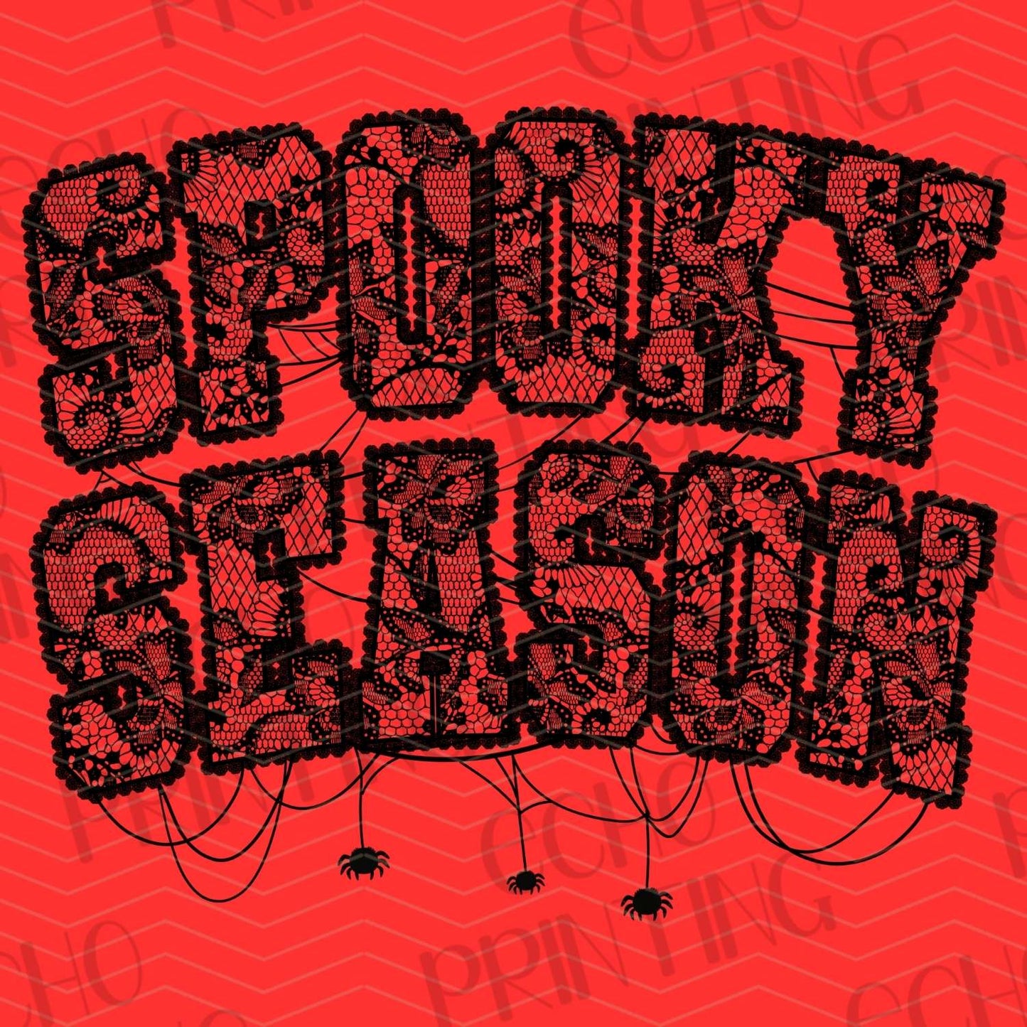 HLW 392 - SPOOKY SEASON BLACK LACE