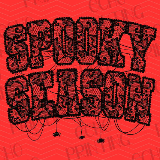 HLW 392 - SPOOKY SEASON BLACK LACE