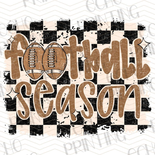 FTBG 153 - FOOTBALL SEASON CHECKERED