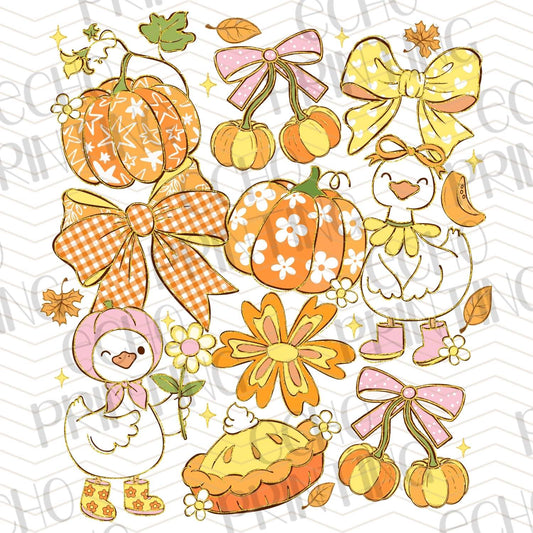 FLTK 321 - FALL PUMPKINS AND DUCKS
