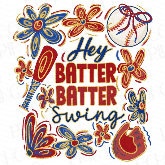 BSB 43 - HEY BATTER BATTER SWING FLORAL