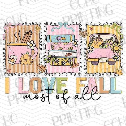 FLTK 323 - I LOVE FALL MOST OF ALL STAMPS