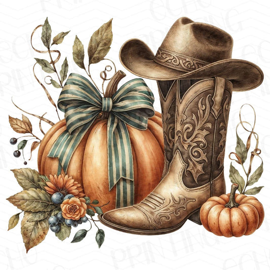 WSTN 45 - PUMPKIN BOOTS