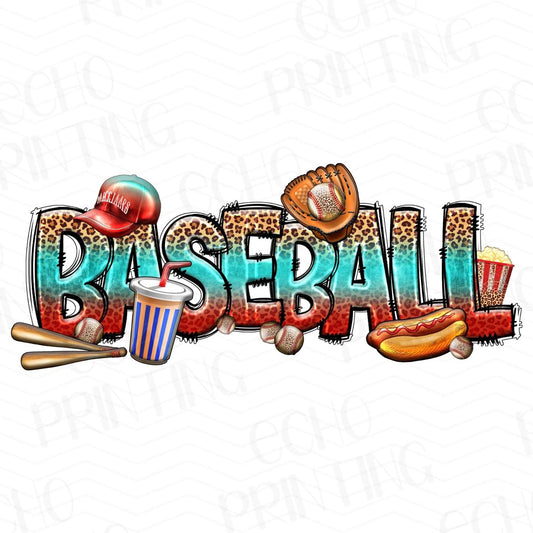BSB 48 - RETRO BASEBALL WITH SNACKS COLLAGE