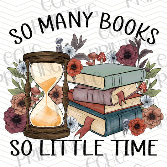 BKG 106 - TOO MANY BOOKS, TOO LITTLE TIME