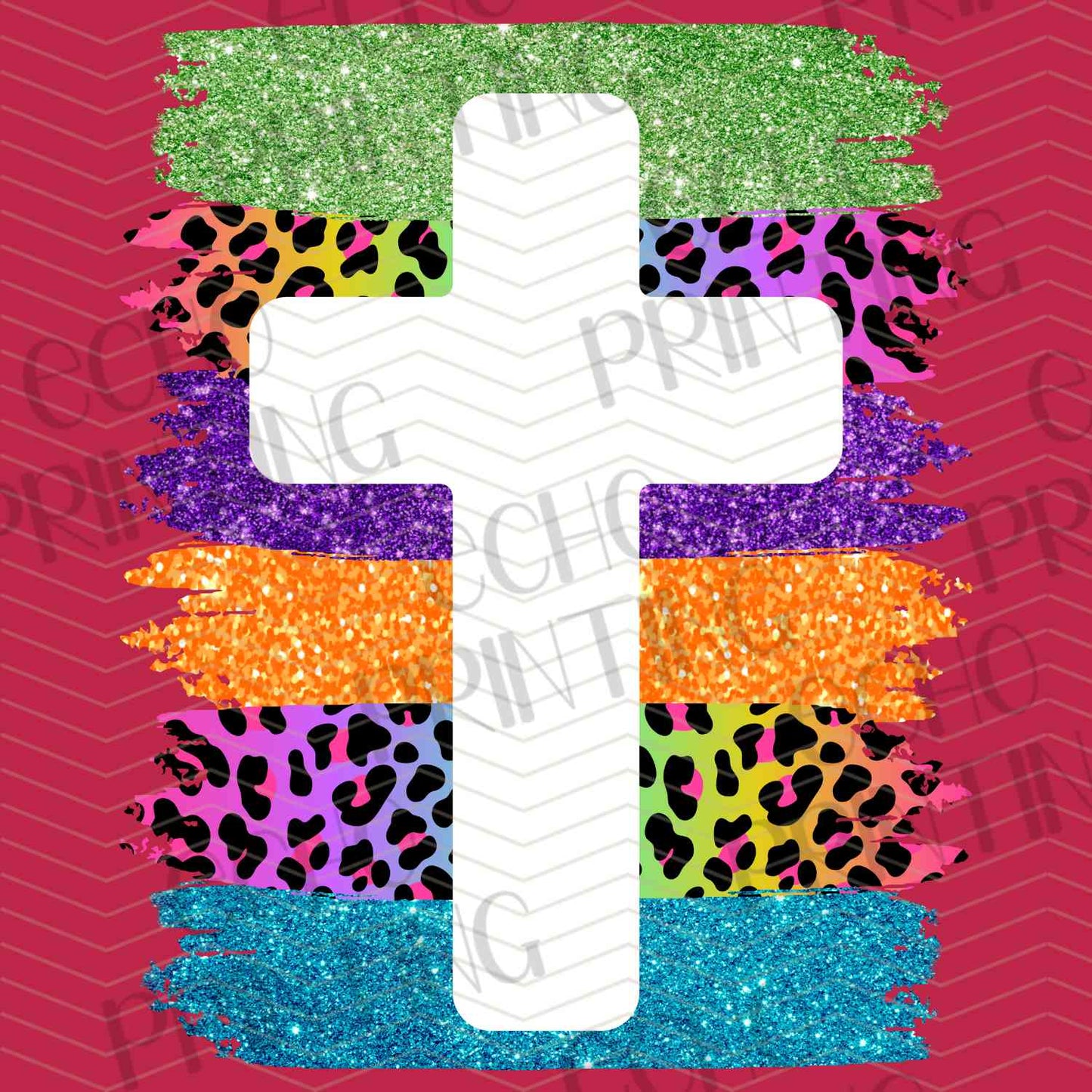 FTHG 710 – COLORFUL CROSS