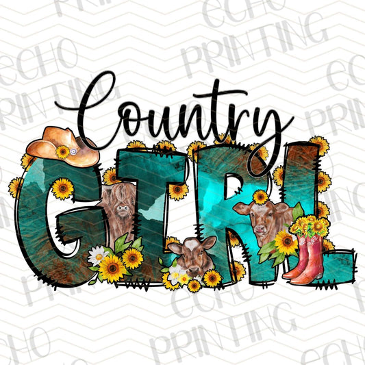 WSTN 56 - COUNTRY GIRL SUNFLOWER