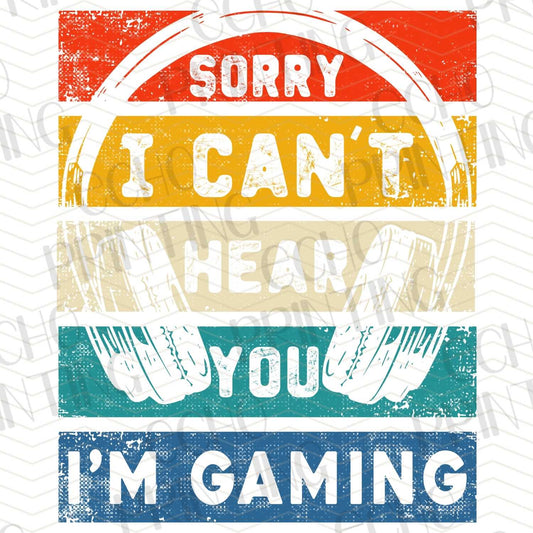 FSSG 5 - CANT HEAR GAMING