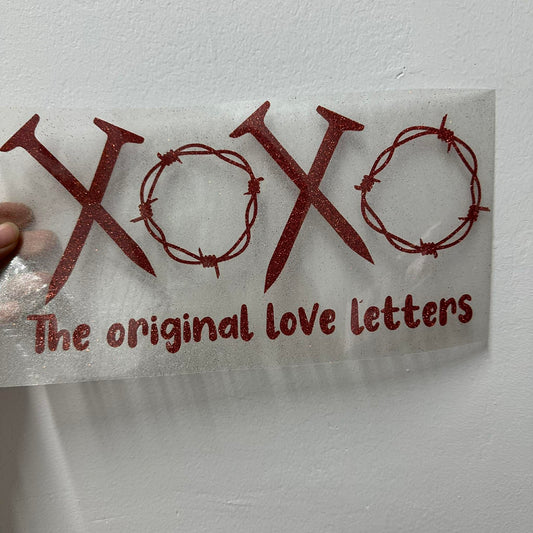 XOXO - RED GLITTER VINYL | RTS 10" ADULT