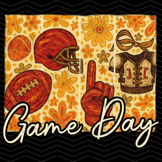 FLTK 327 - RETRO FOOTBALL GAME DAY COLLAGE