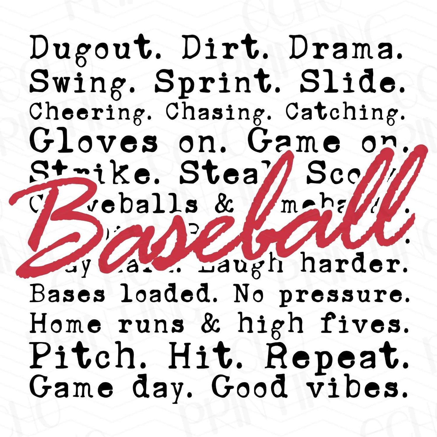 BSB 65 – BASEBALL WORD CLOUD