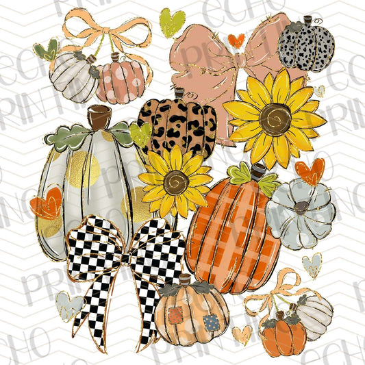FLTK 328 - AUTUMN PUMPKIN AND SUNFLOWER