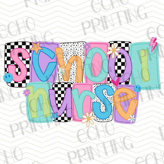 SCN 1 – COLORFUL SCHOOL NURSE