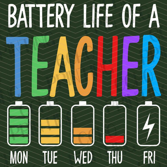 TCHR 407 – BATTERY LIFE OF A TEACHER