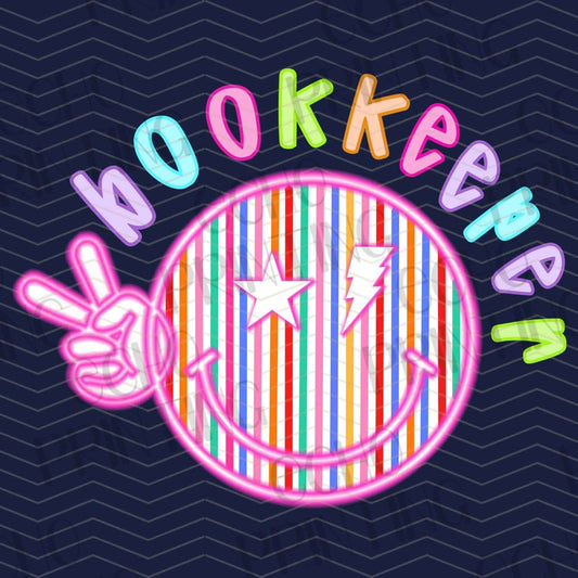 BKKR 1 – RETRO PASTEL BOOKKEEPER