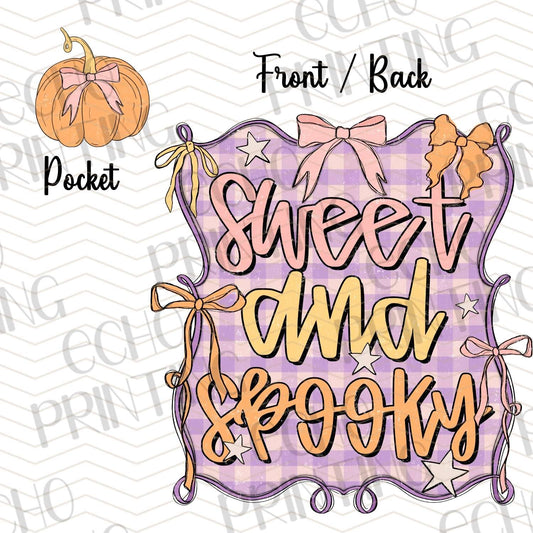 FLTK 332 - SWEET AND SPOOKY  | POCKET & BACK SOLD SEPERATELY