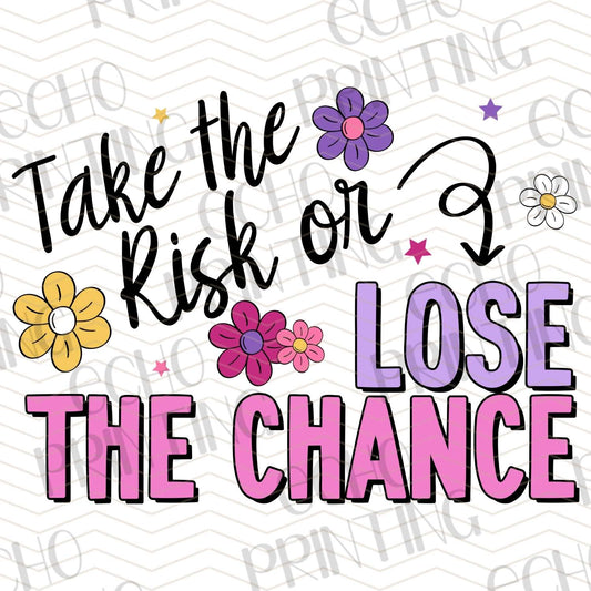 INMO 80 - TAKE THE RISK OR LOSE THE CHANCE