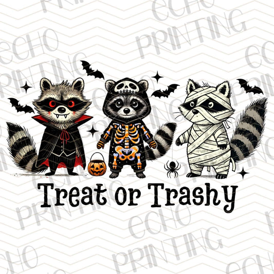 HLW 405 - RACCOONS HALLOWEEN COSTUMES TREAT OR TRASHY