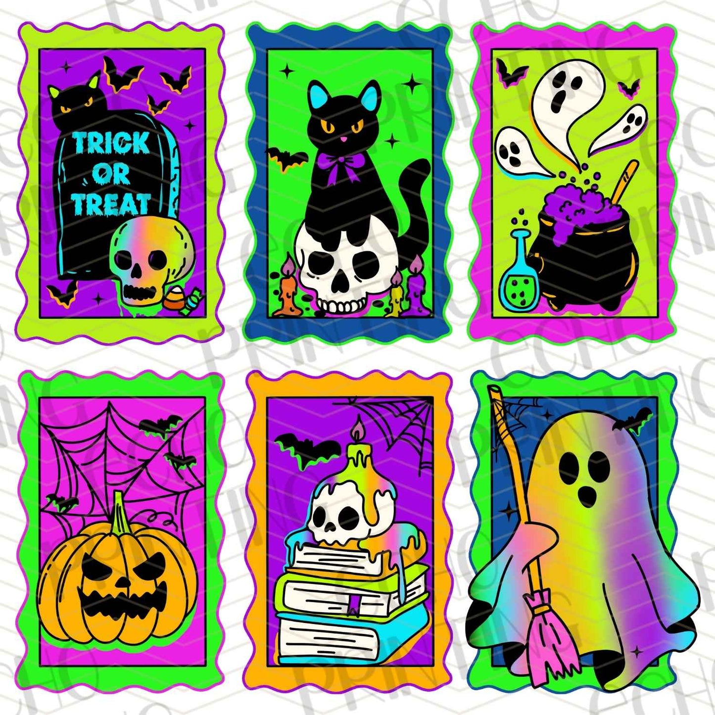 HLW 455 – COLORFUL HALLOWEEN MINI ICON