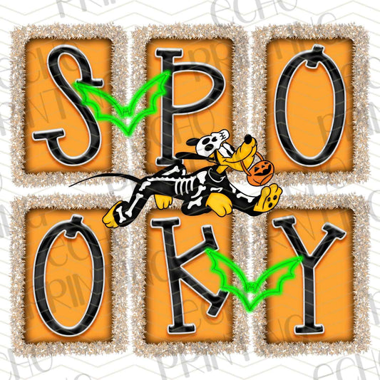 HLW 456 – TILED LETTER SPOOKY