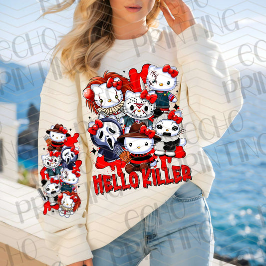 ACM 19 - GOTH RED BOW KITTY ** SLEEVE SOLD SEPERATELY **
