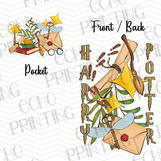 ACM 20 - MAGIC SCHOOL | POCKET & BACK SOLD SEPERATELY