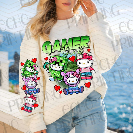ACM 25 - GREEN GAMER KITTY ** SLEEVE SOLD SEPERATELY **