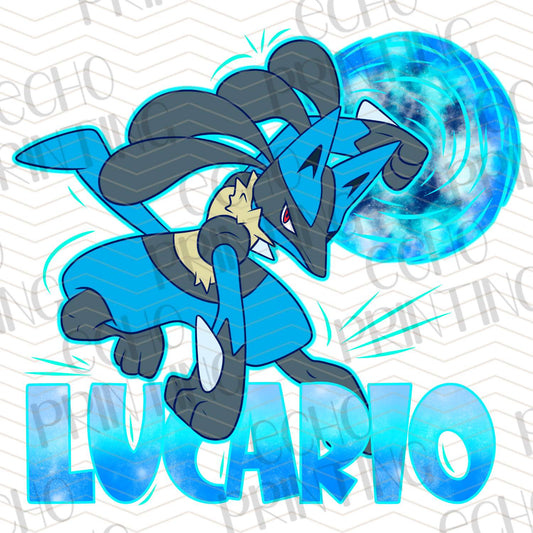 ACM 34 - BLUE AURA FIGHTING FOX CREATURE