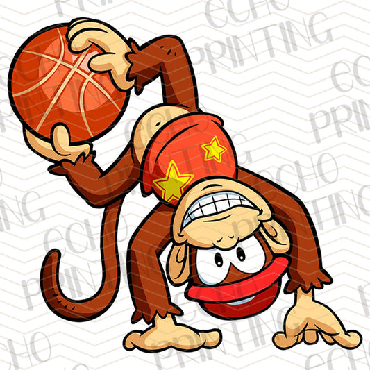 ACM 38 - MONKEY WITH RED HAT AND BASKETBALL
