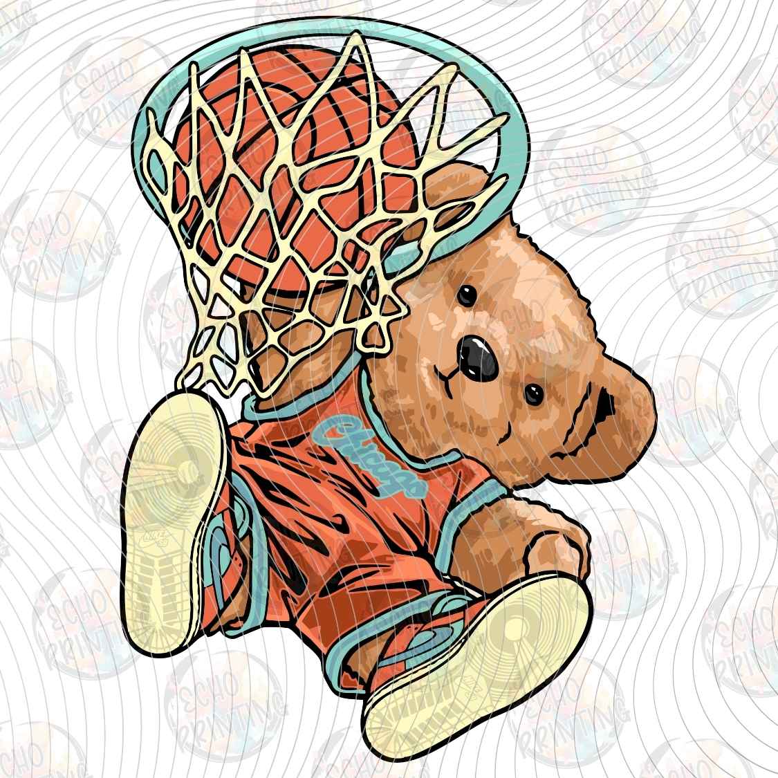 APBRN 515 - BASKETBALL BEAR STREET STYLE
