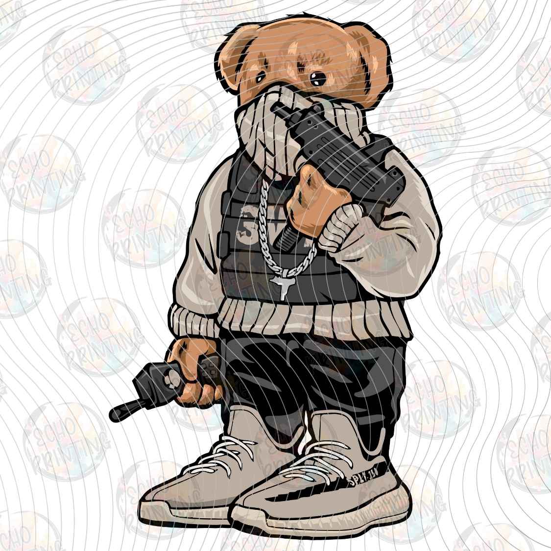 APBRN 527 - STREET WEAR TEDDY BEAR