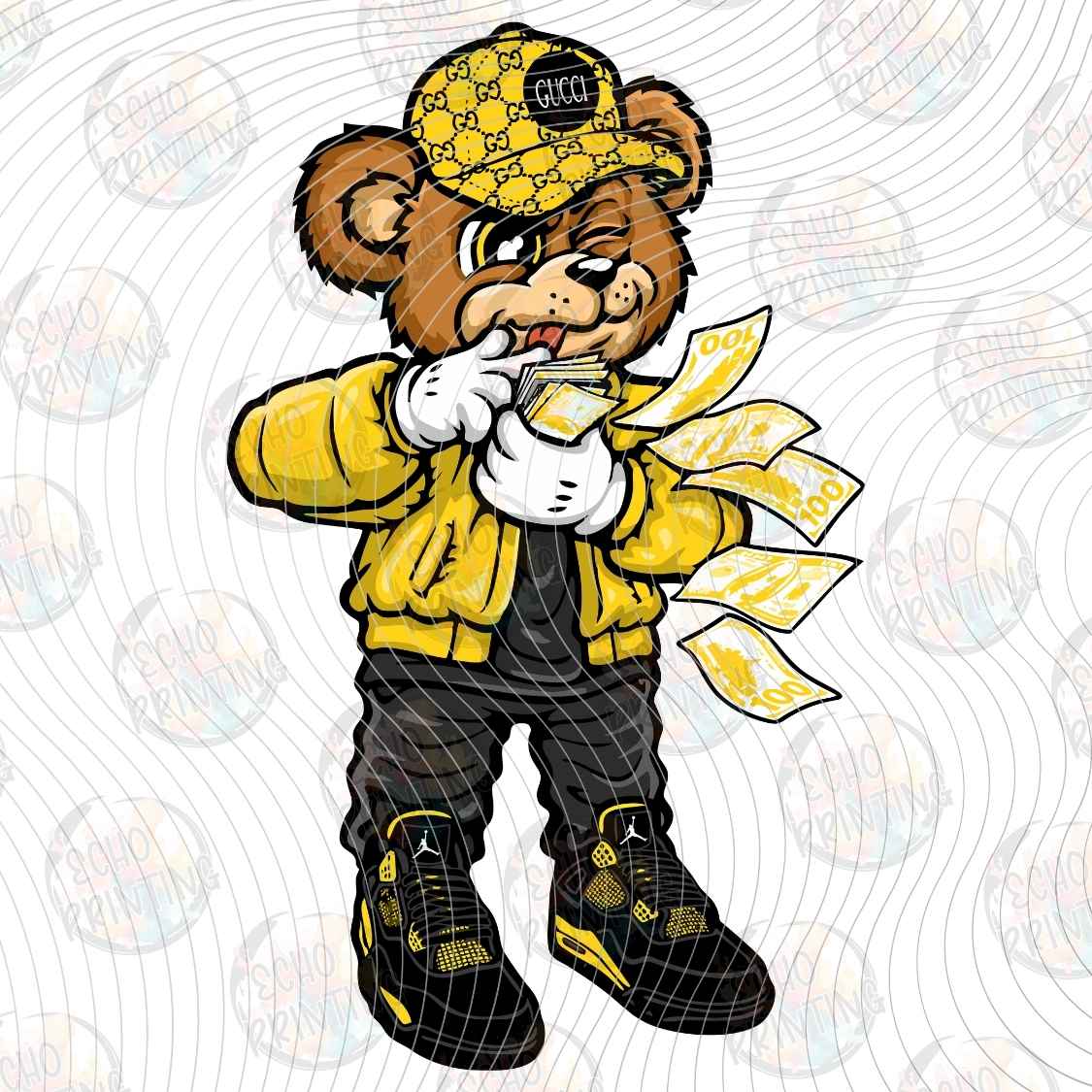 APBRN 528 - FLOWER STREET TEDDY BEAR