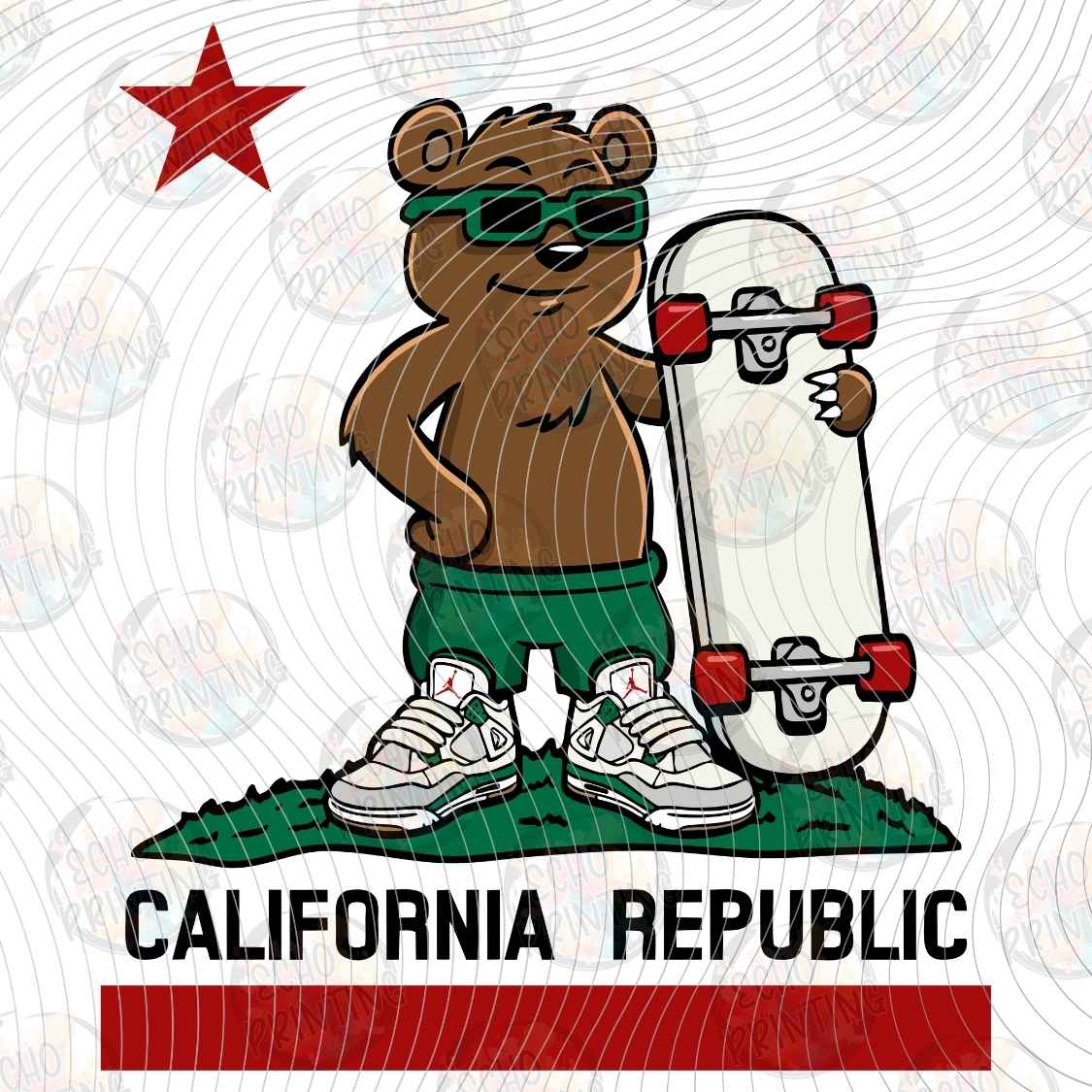 APBRN 530 - CALIFORNIA REPUBLIC BEAR STYLE