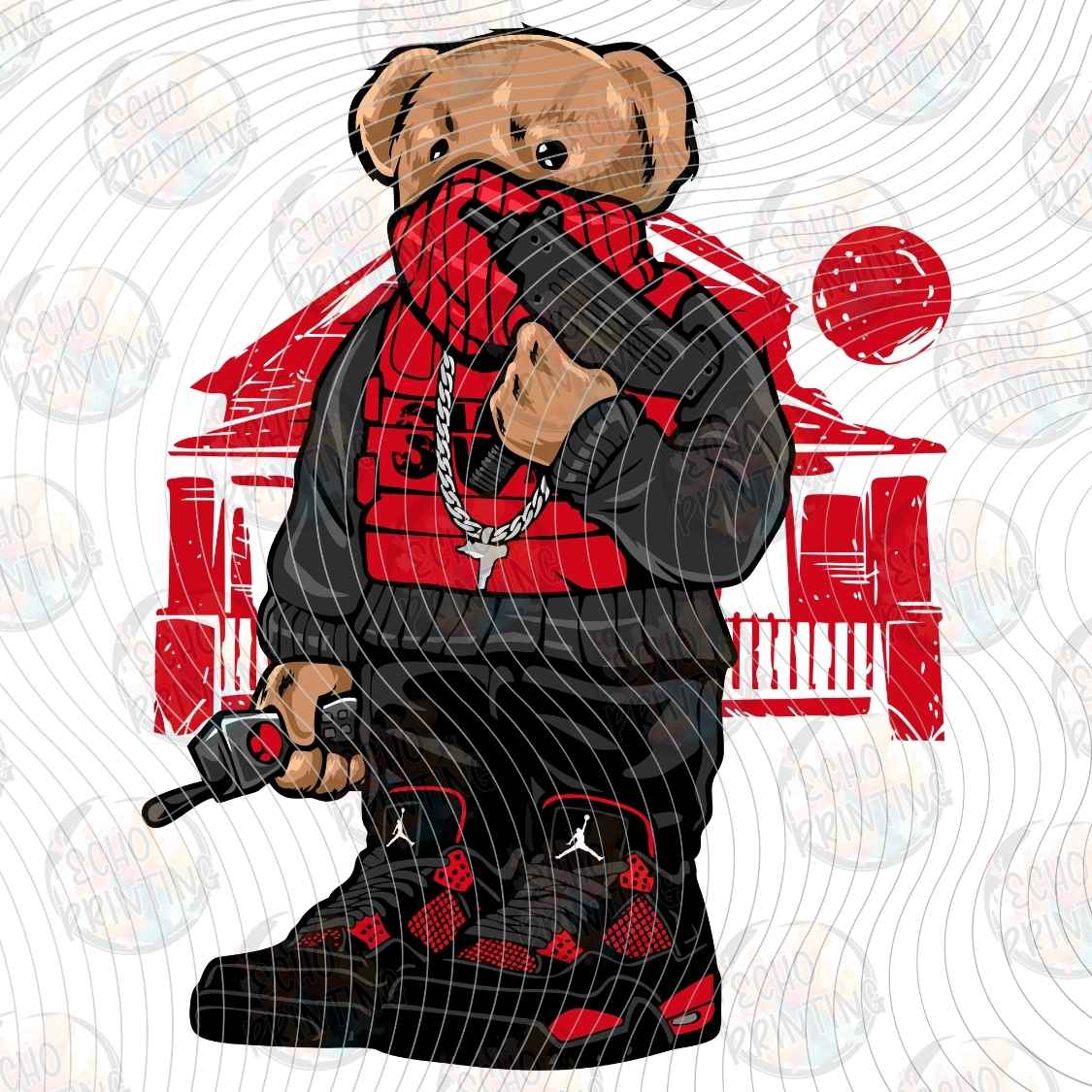 APBRN 538 - STREET GRAFFITI TEDDY BEAR