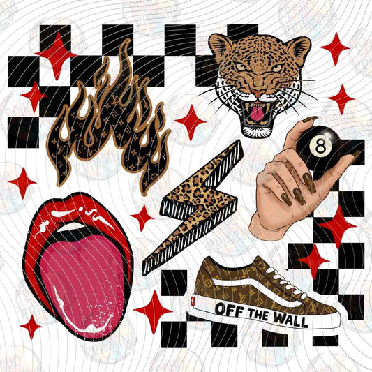 APBRN 544 - ROCKSTAR TEDDY BEAR COLLAGE