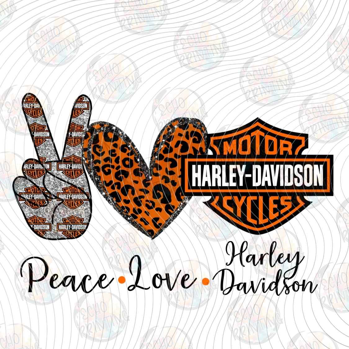 APBRN 546 - PEACE LOVE MOTORCYCLES