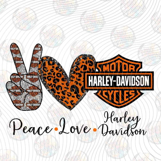 APBRN 546 - PEACE LOVE MOTORCYCLES