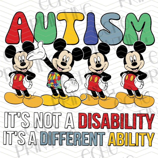ATMSC 103 - DIFFERENT ABILITY AUTISM MESSAGE