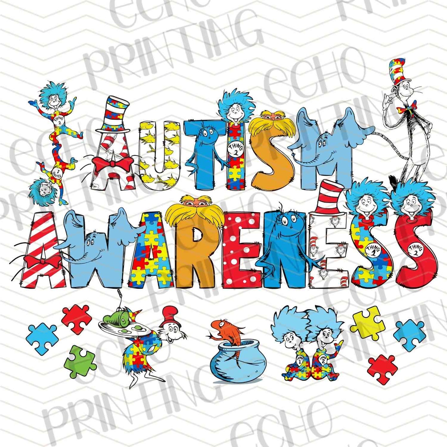 ATMSC 114 - AUTISM AWARENESS WORD COLLAGE
