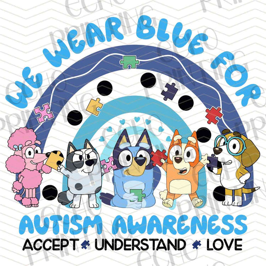ATMSC 115 - WE WEAR BLUE SUPPORT FRIENDS