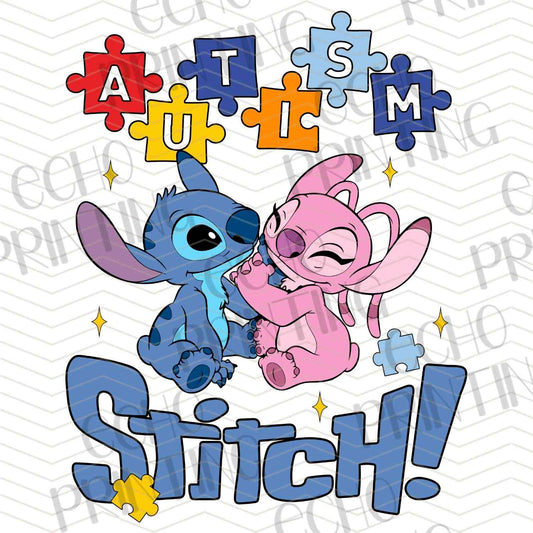 ATMSC 137 - BLUE ALIEN FRIEND PUZZLE LOVE